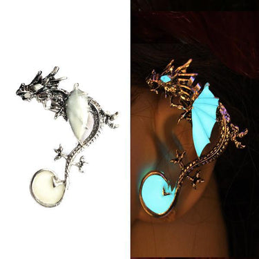 Glow In Dark Dragon Ear Cuffs